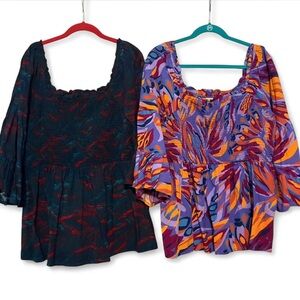 Terra & Sky blouse bundle